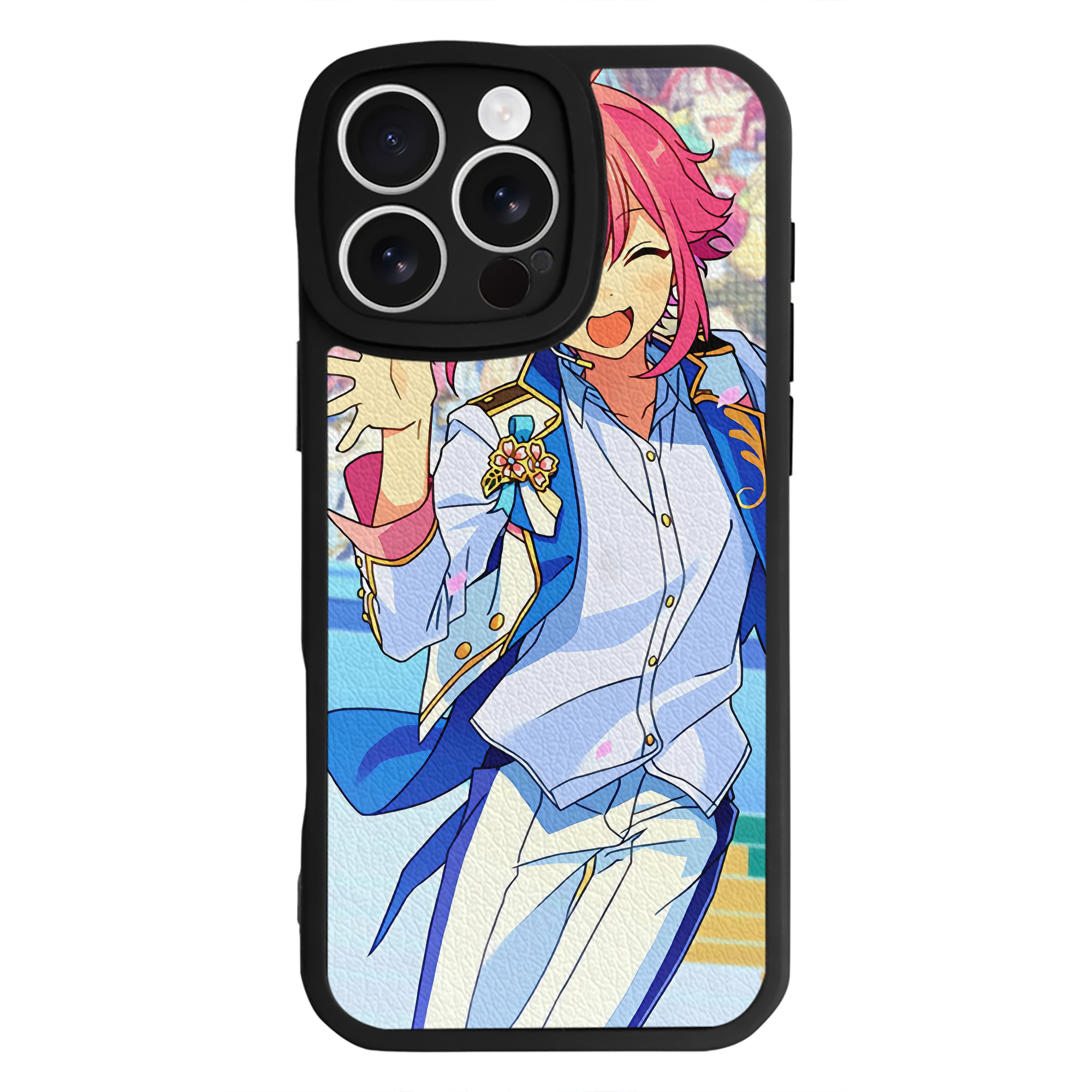 （画像用） あんさんぶるスターズ! Ensemble Stars 【iPhone 16シリーズ対応】シリコンスマホケース（レザー調） 材質：シリコン